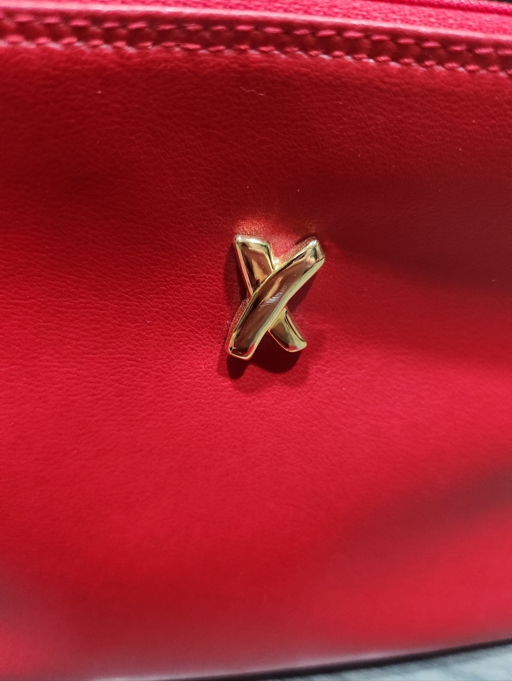 RARE Red Vintage Paloma   Picasso Lamb Leather 4PC Set - Picture 7 of 10